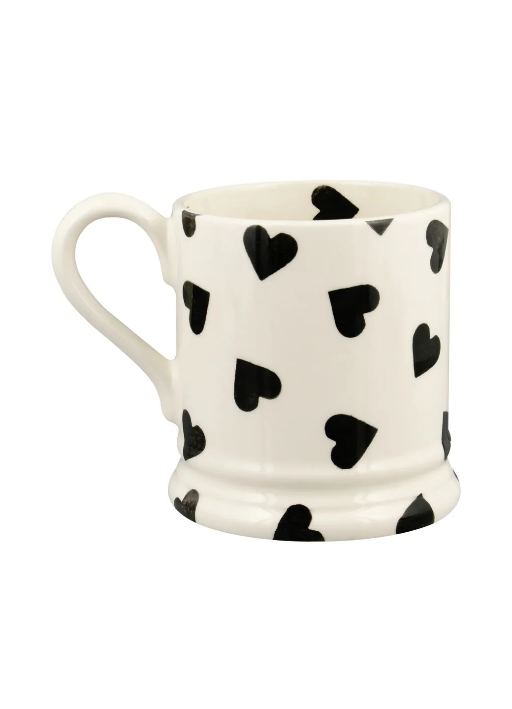 Personalised Black Hearts 1/2 Pint Mug - Image 4