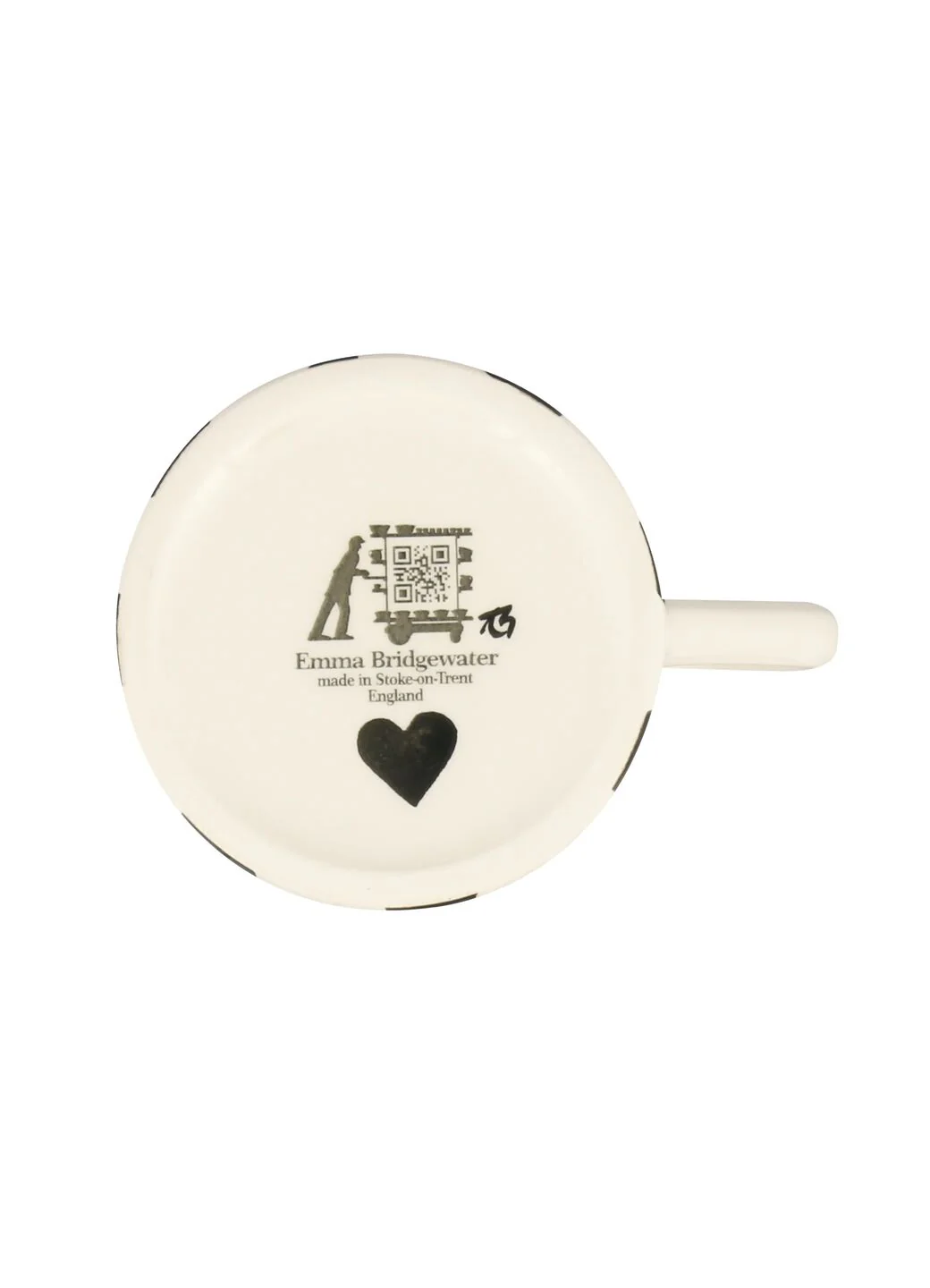 Personalised Black Hearts 1/2 Pint Mug - Image 6