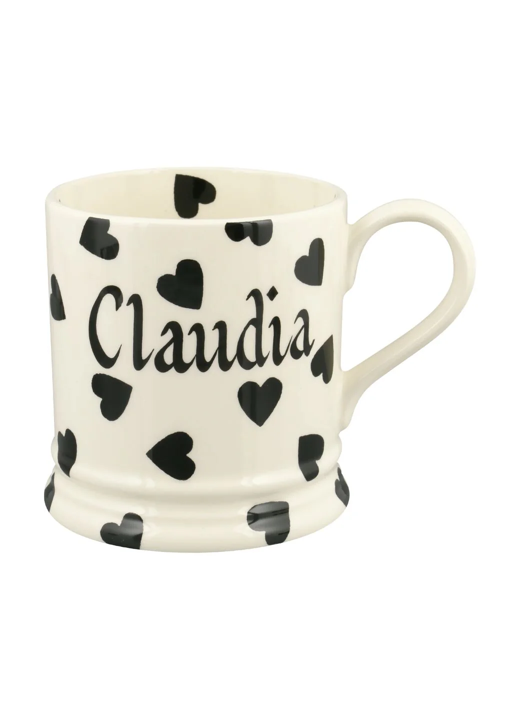 Personalised Black Hearts Large Mug - Image 2