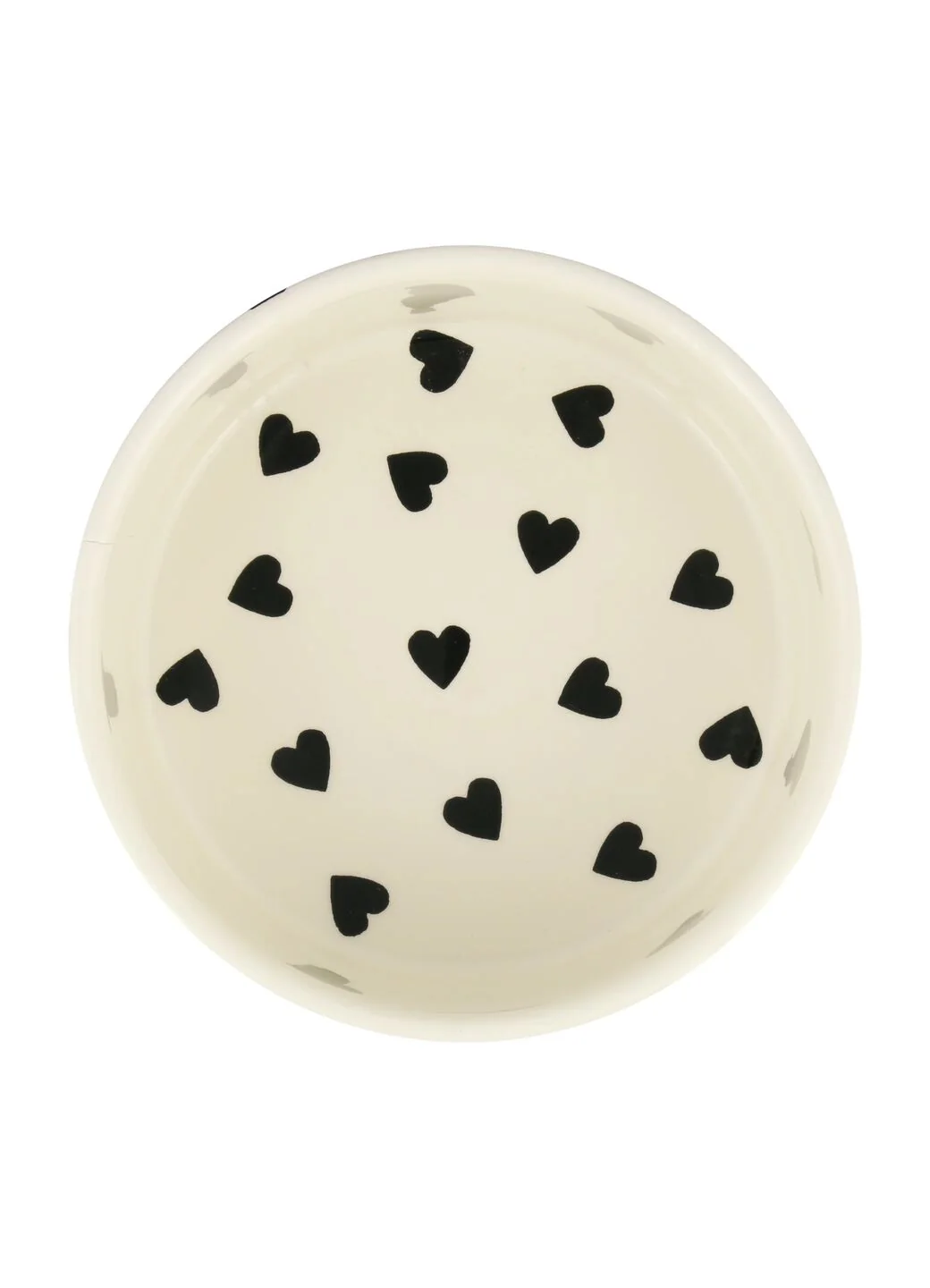 Personalised Black Hearts Large Pet Bowl - Image 3