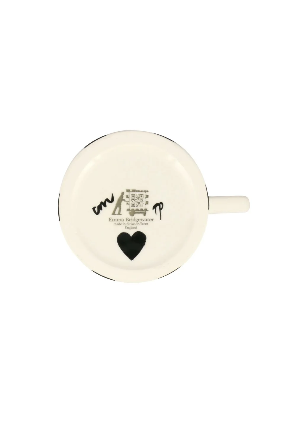 Personalised Black Hearts Small Mug - Image 6