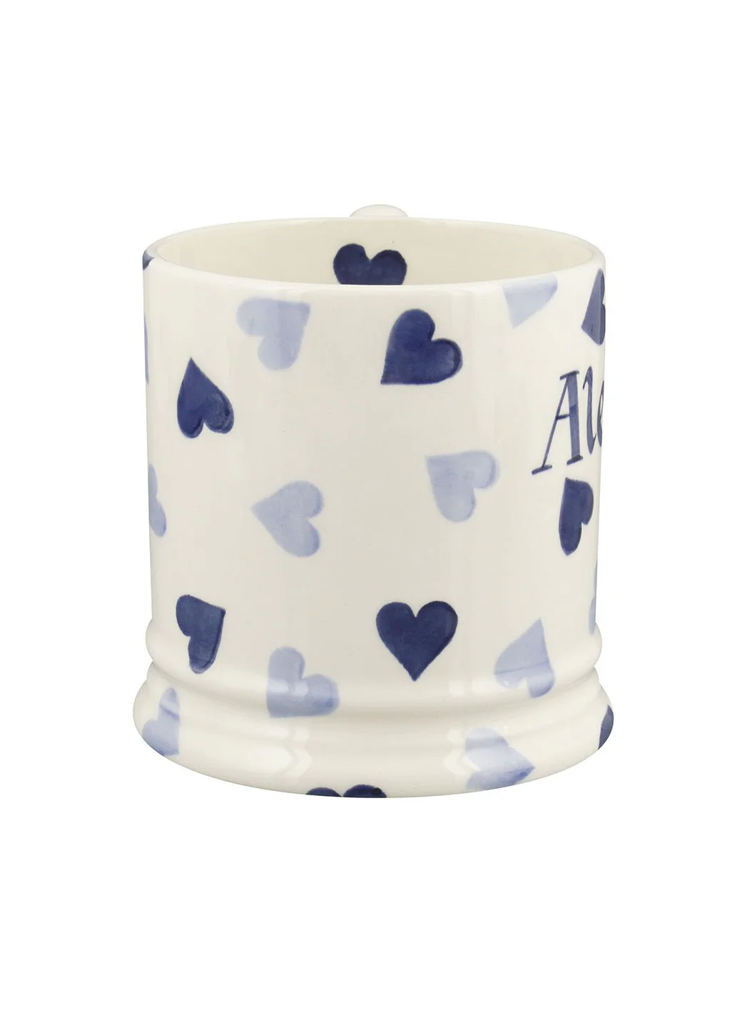Personalised Blue Hearts Large Mug - Image 4