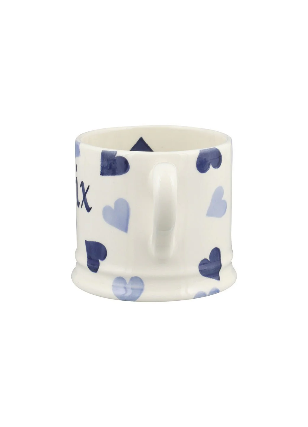 Personalised Blue Hearts Small Mug - Image 2