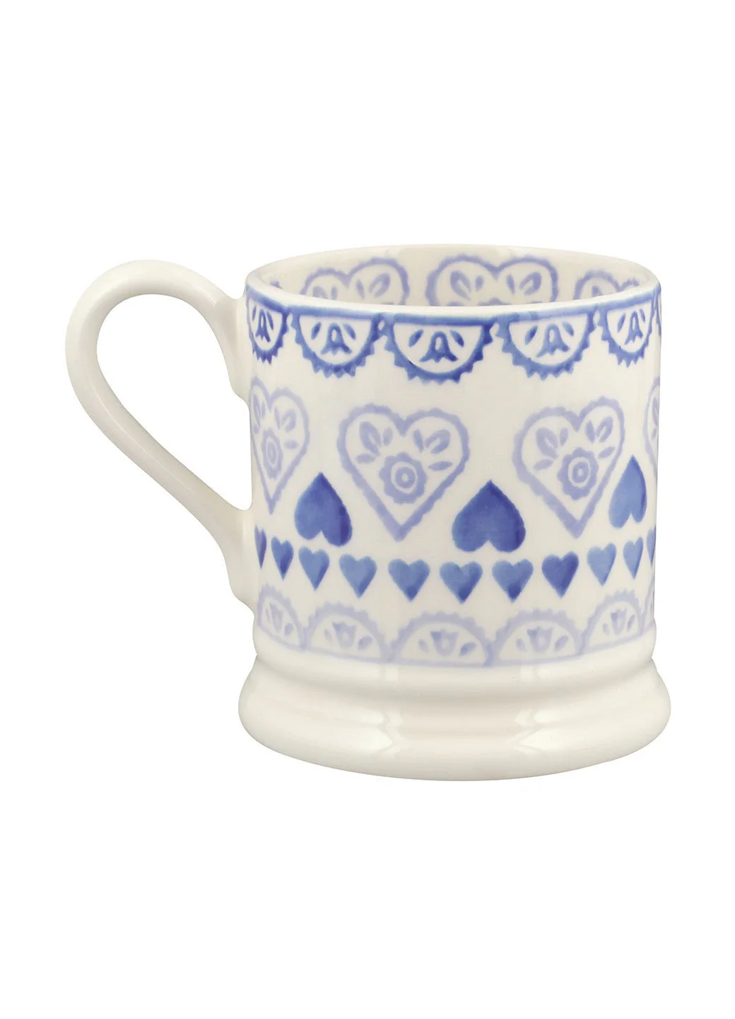 Personalised Blue Sampler 1/2 Pint Mug - Image 4