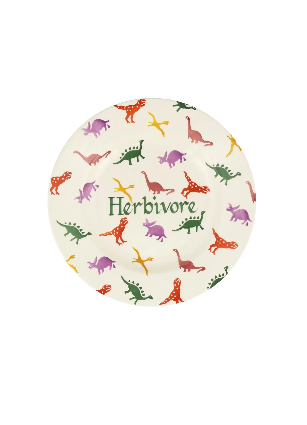 Personalised Dinosaur Medium Dinner Plate, 8.5 Inch - Image 2
