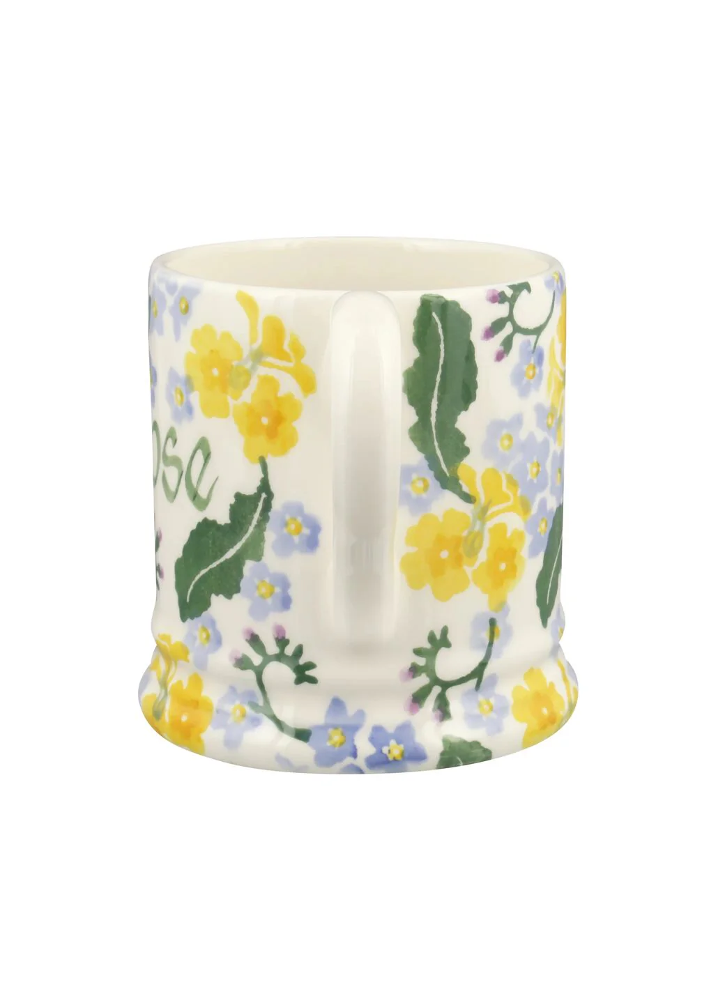 Personalised Forget Me Not & Primrose 1/2 Pint Mug - Image 3