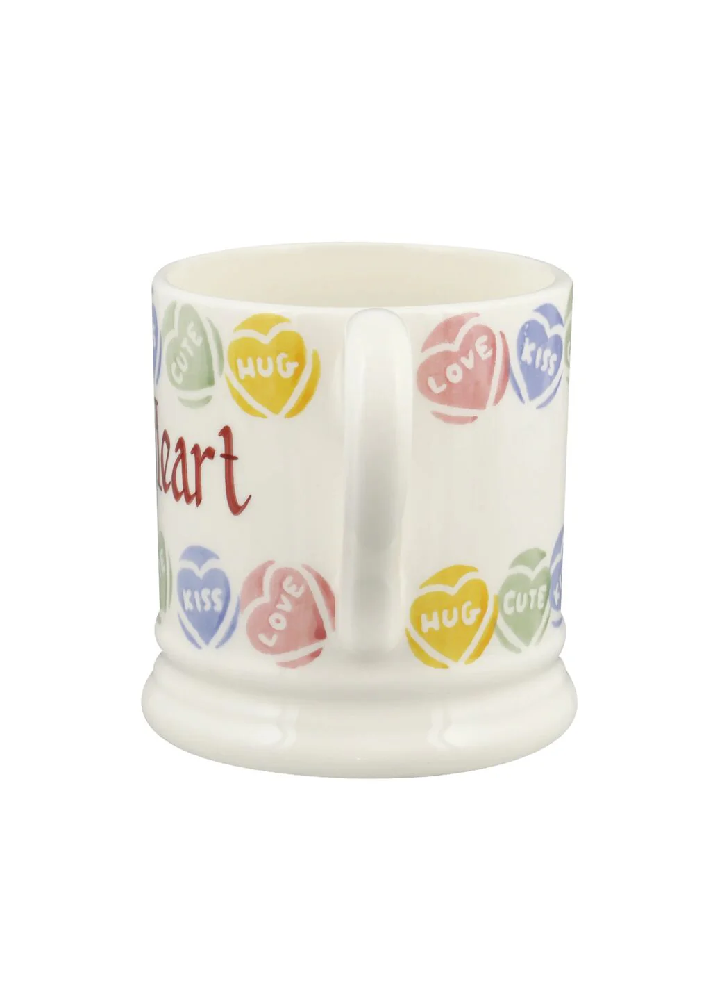 Personalised Love Hearts® 1/2 Pint Mug - Image 3