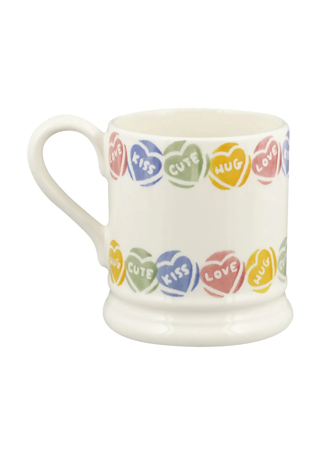 Personalised Love Hearts® 1/2 Pint Mug - Image 4