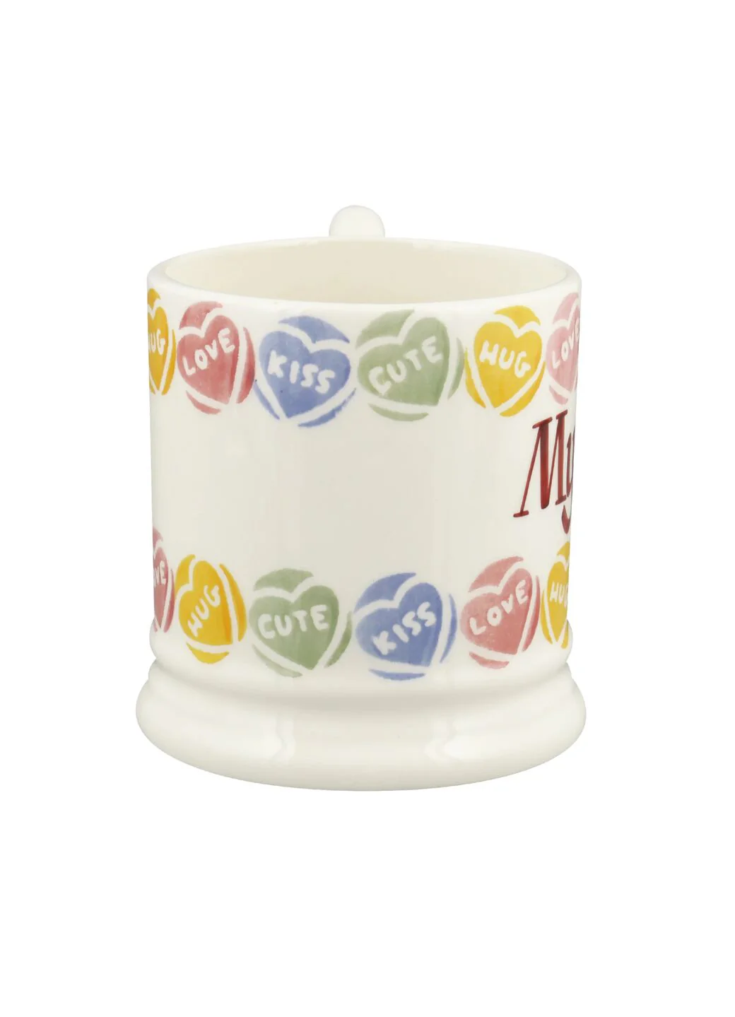 Personalised Love Hearts® 1/2 Pint Mug - Image 5