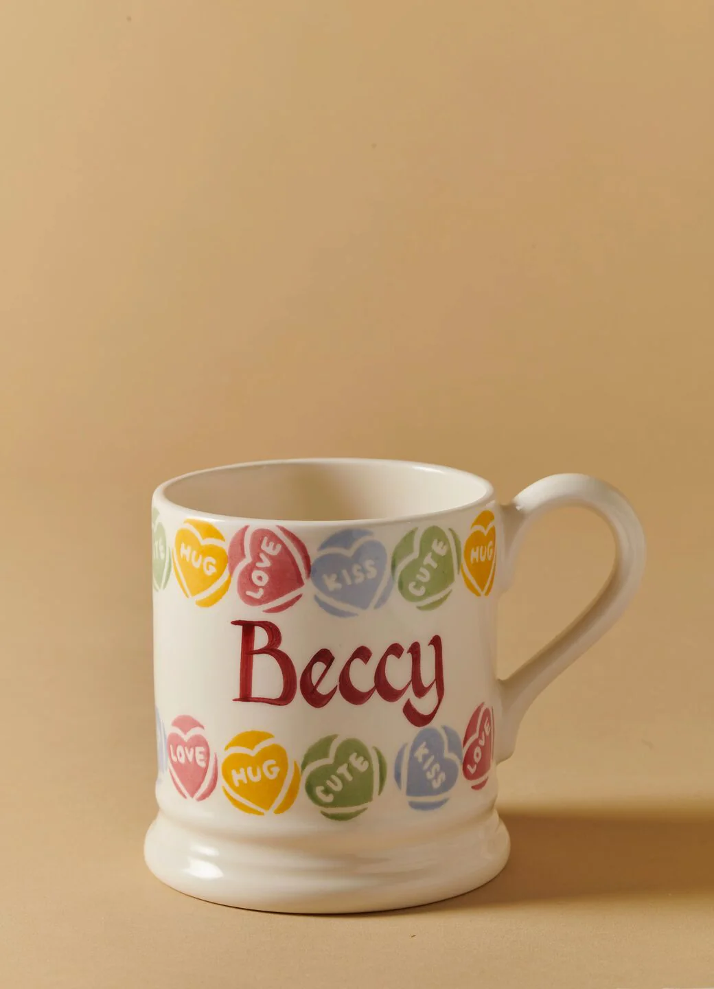 Personalised Love Hearts® 1/2 Pint Mug - Image 7