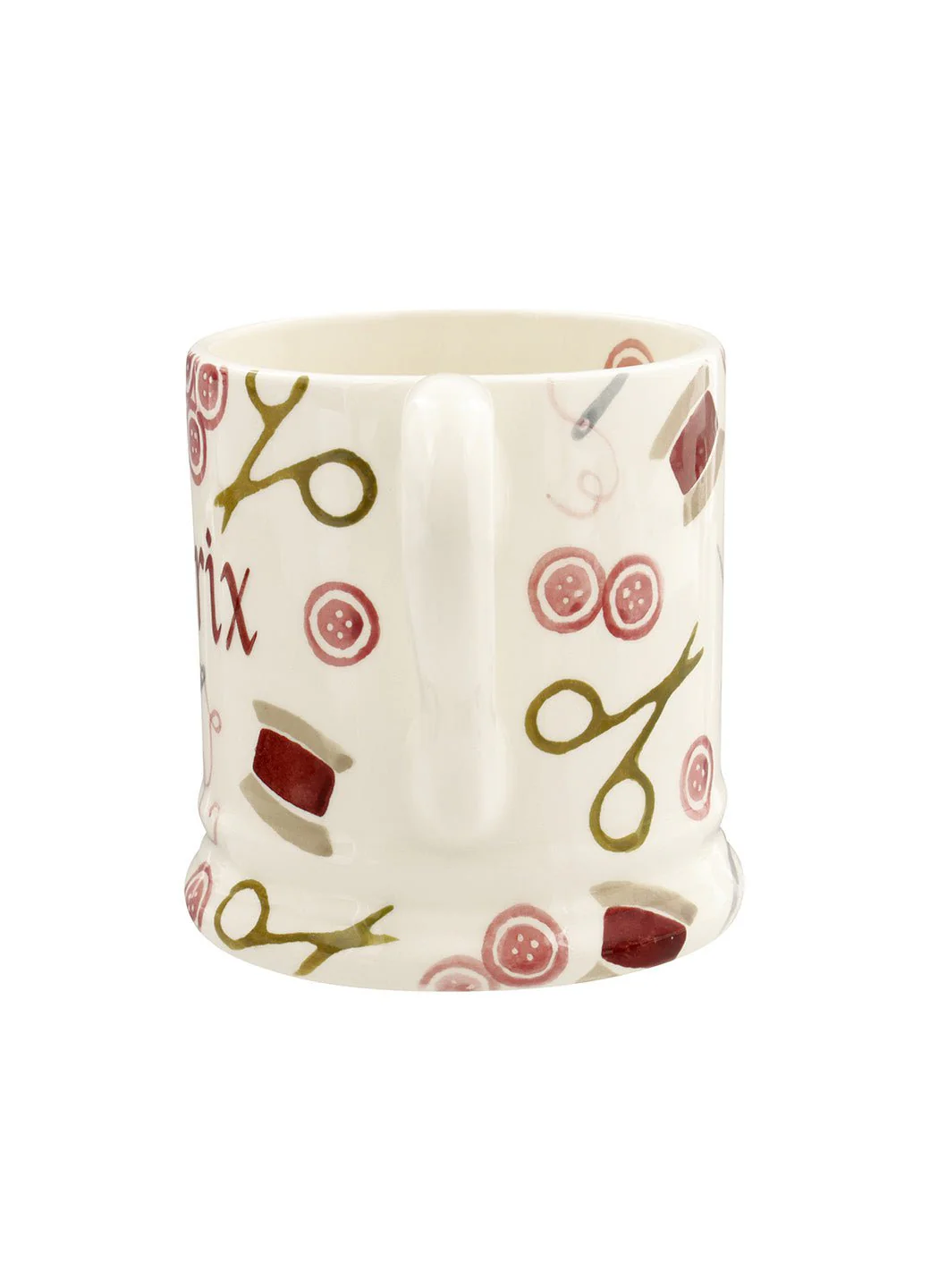 Personalised Pink Crafting 1/2 Pint Mug - Image 3