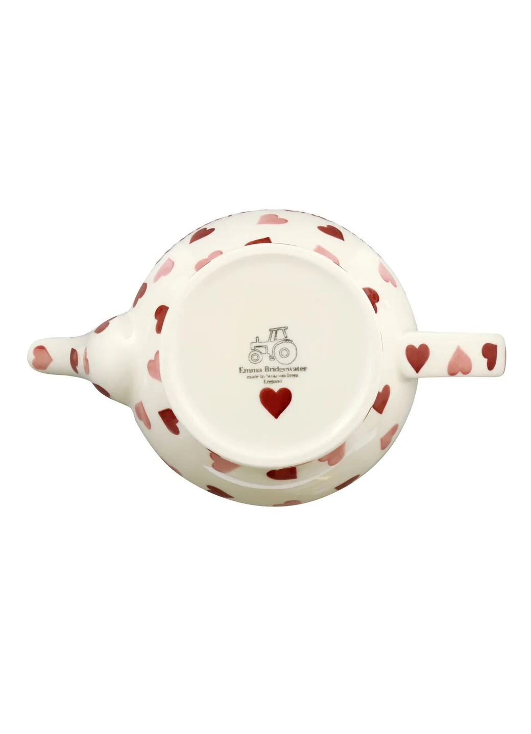 Personalised Pink Hearts 4 Mug Teapot - Image 7