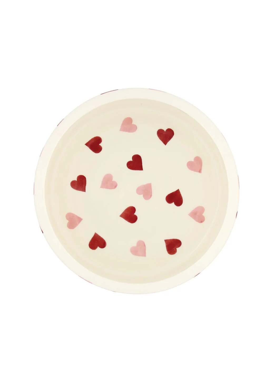 Personalised Pink Hearts Large Pet Bowl - Image 3