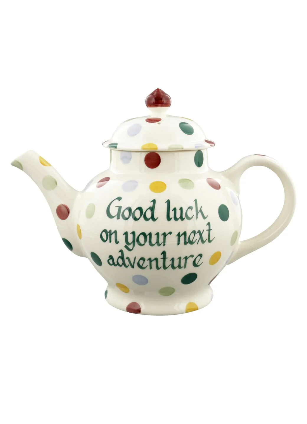 Personalised Polka Dot 4 Mug Teapot - Image 2