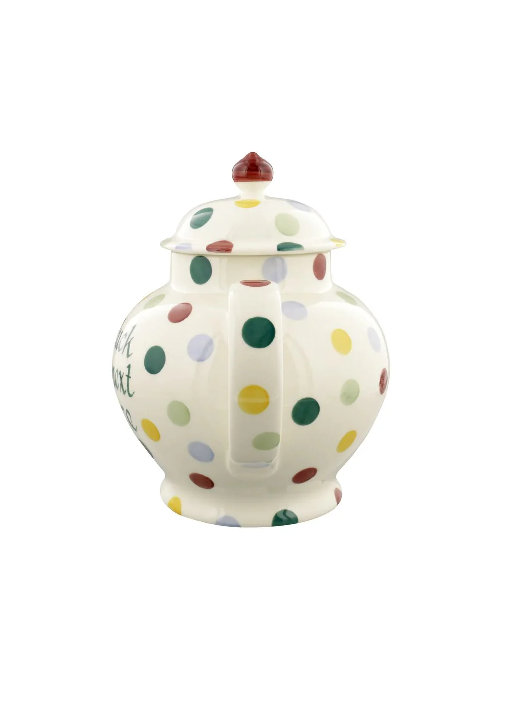 Personalised Polka Dot 4 Mug Teapot - Image 3