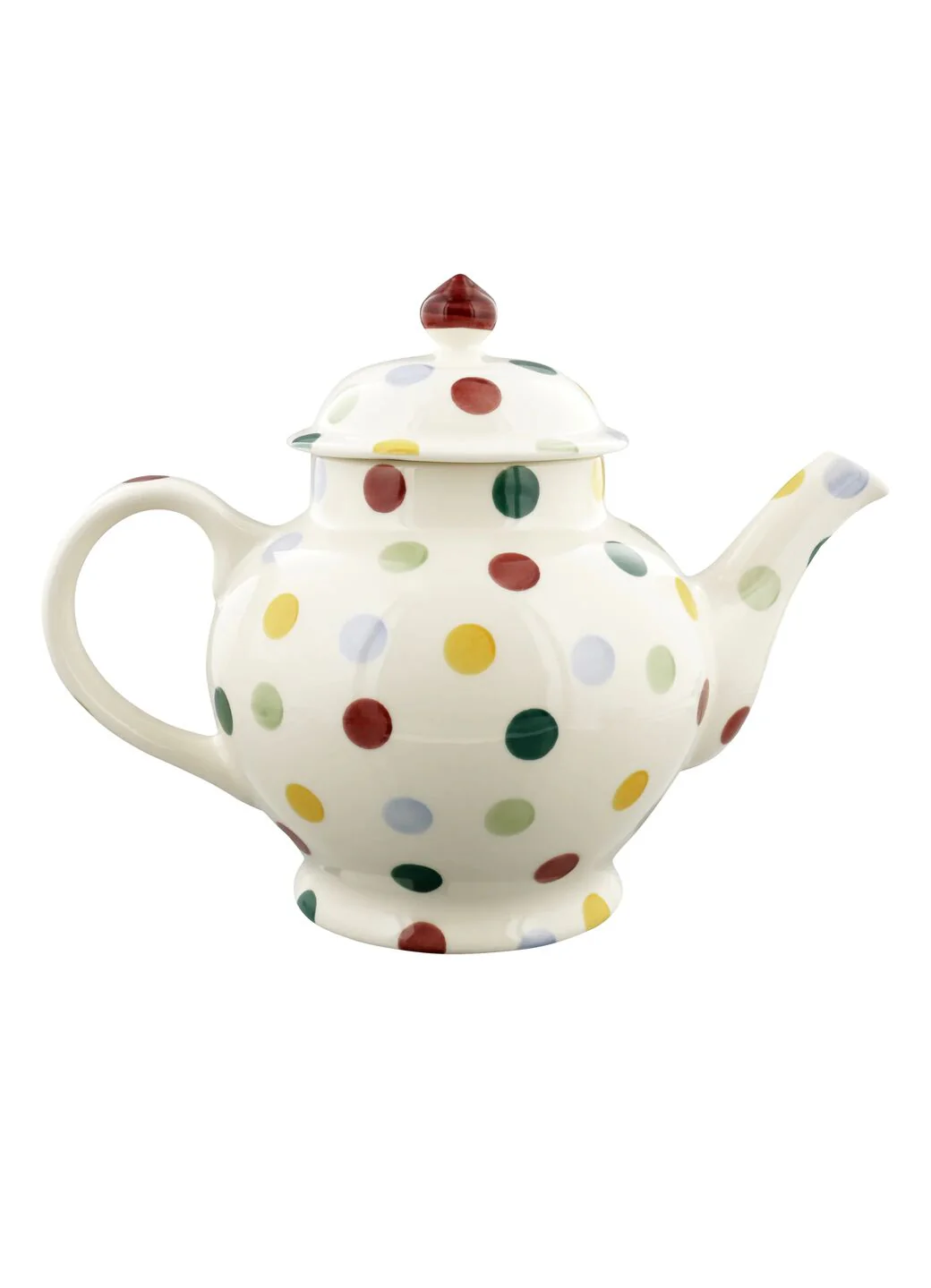 Personalised Polka Dot 4 Mug Teapot - Image 4