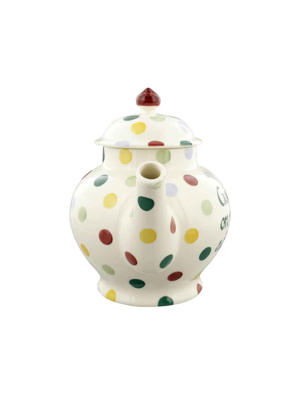 Personalised Polka Dot 4 Mug Teapot - Image 5