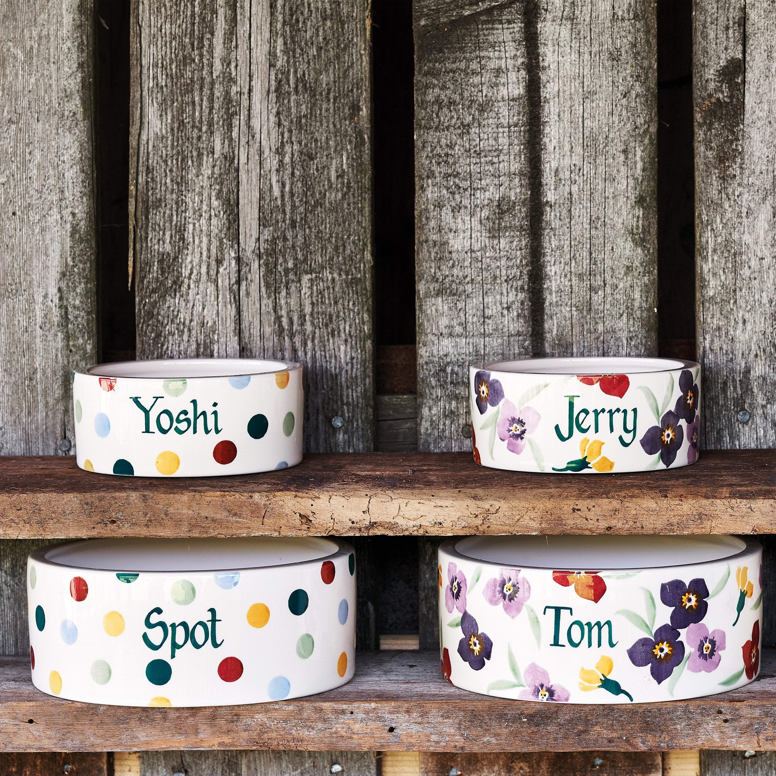 Personalised Polka Dot Small Pet Bowl - Image 2
