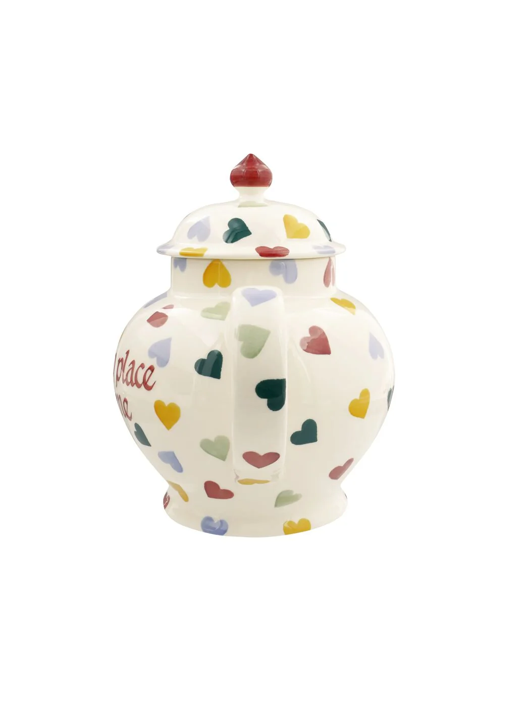 Personalised Polka Hearts 4 Mug Teapot - Image 3