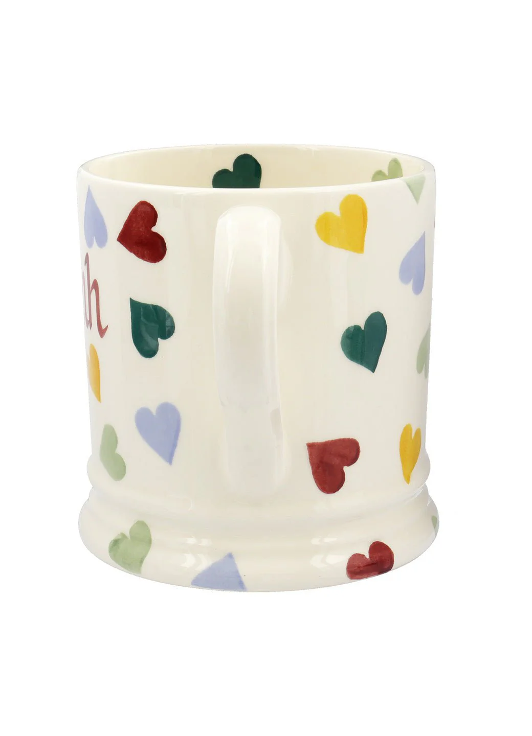 Personalised Polka Hearts Large Mug - Image 2