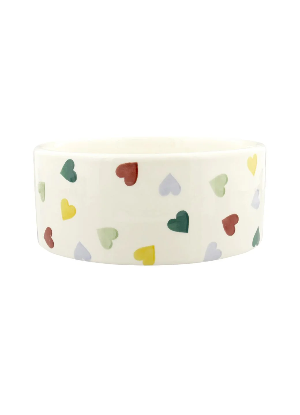 Personalised Polka Hearts Large Pet Bowl - Image 2