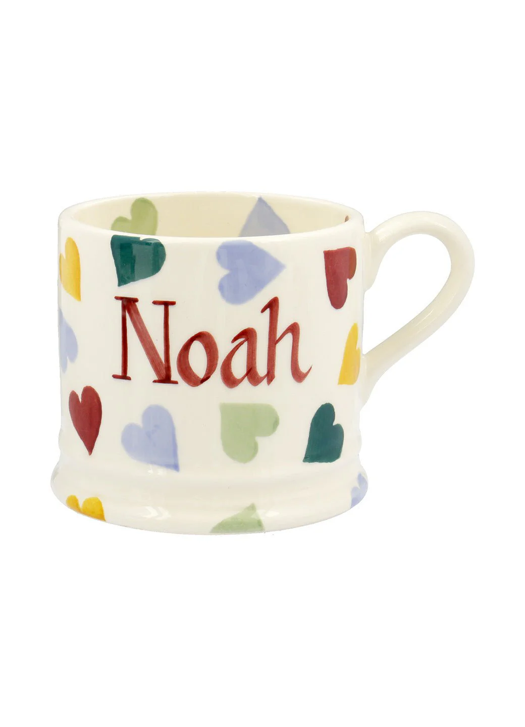 Personalised Polka Hearts Small Mug - Image 2