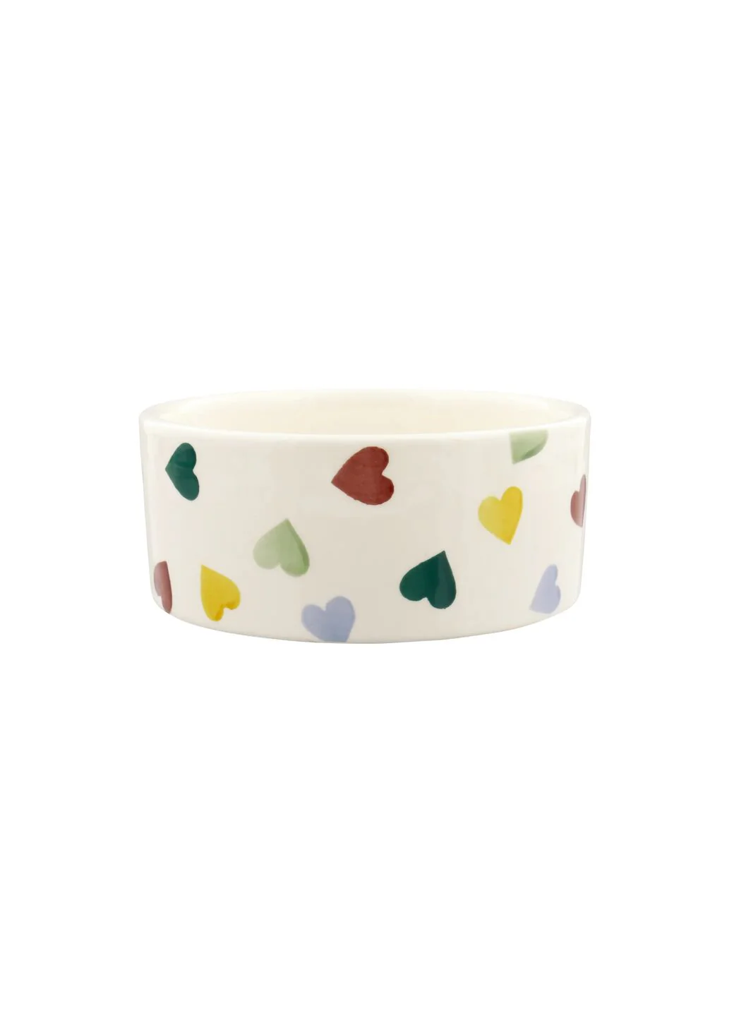 Personalised Polka Hearts Small Pet Bowl - Image 2