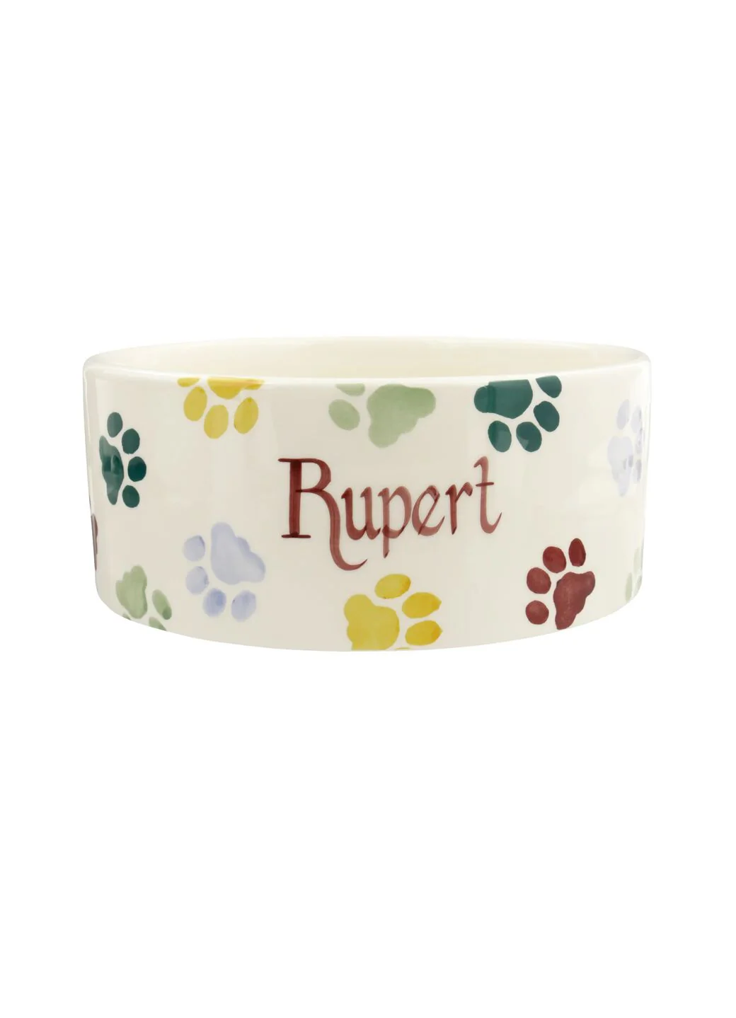 Personalised Polka Paws Large Pet Bowl - Image 2