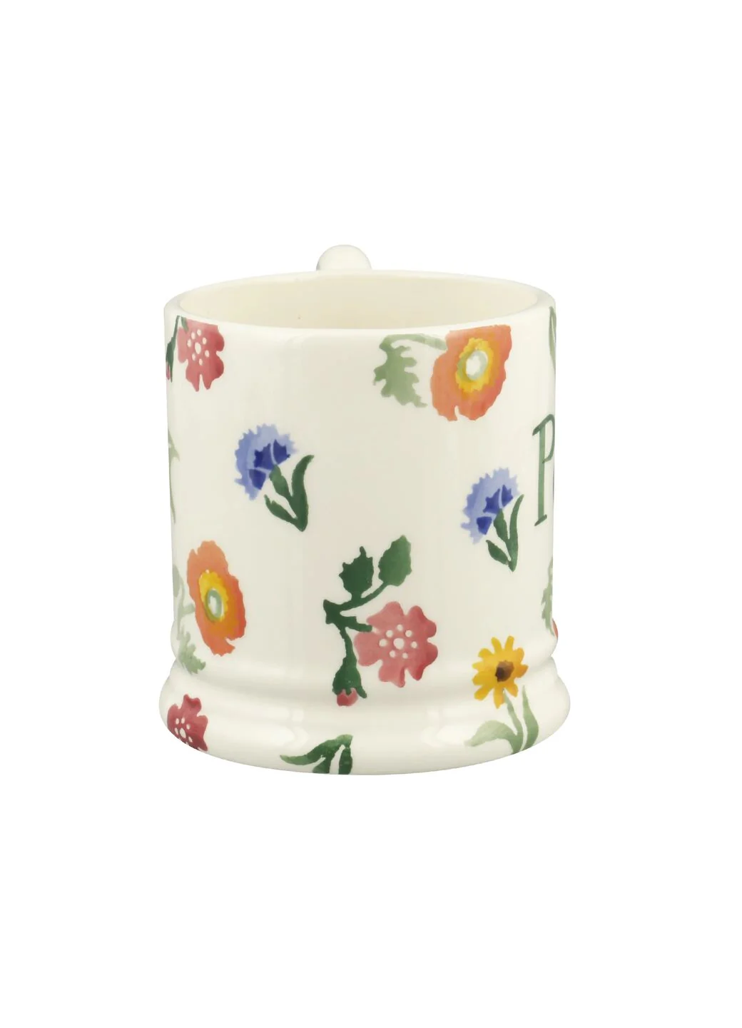 Personalised Poppies & Pinks 1/2 Pint Mug - Image 5