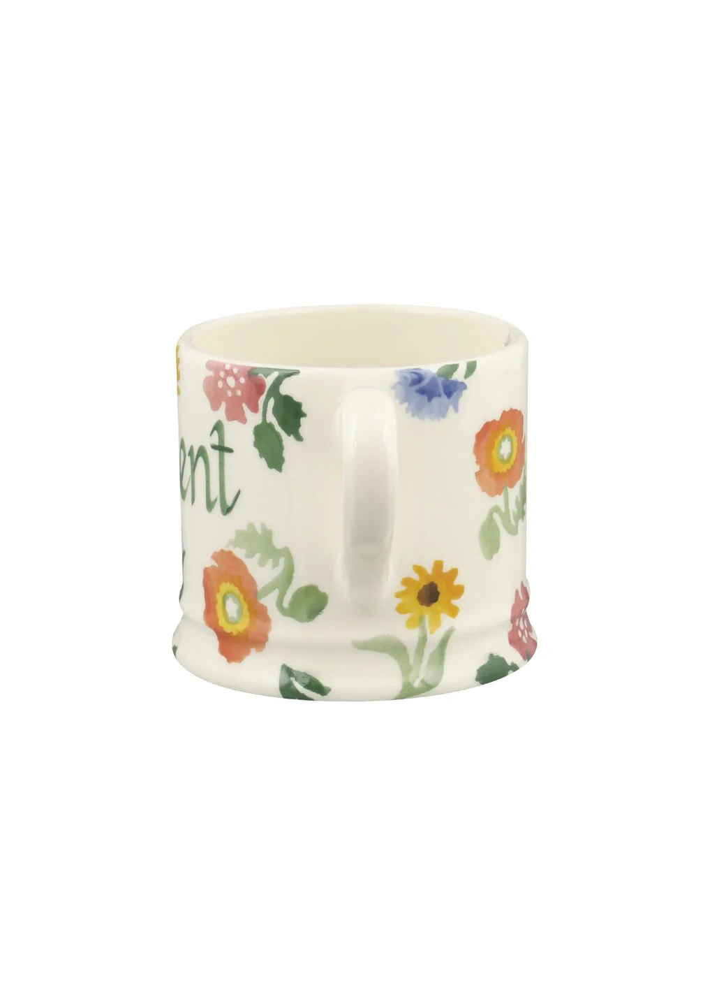 Personalised Poppies & Pinks Small Mug - Image 3