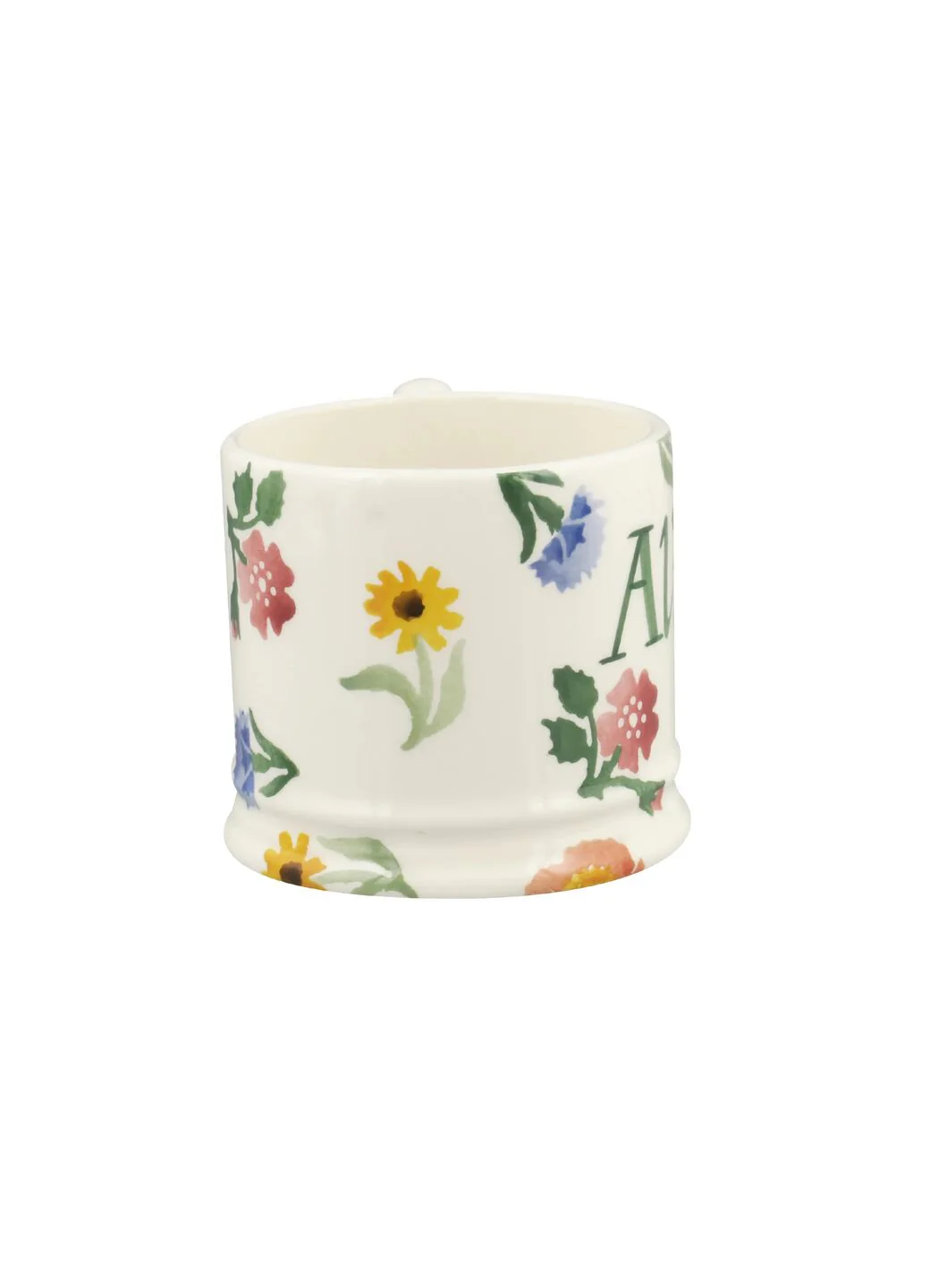 Personalised Poppies & Pinks Small Mug - Image 5