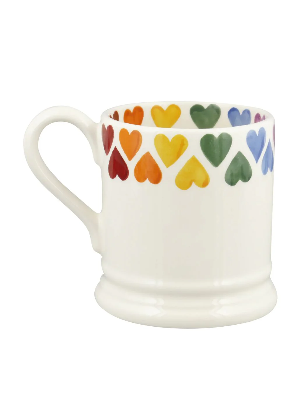 Personalised Rainbow Hearts 1/2 Pint Mug - Image 5