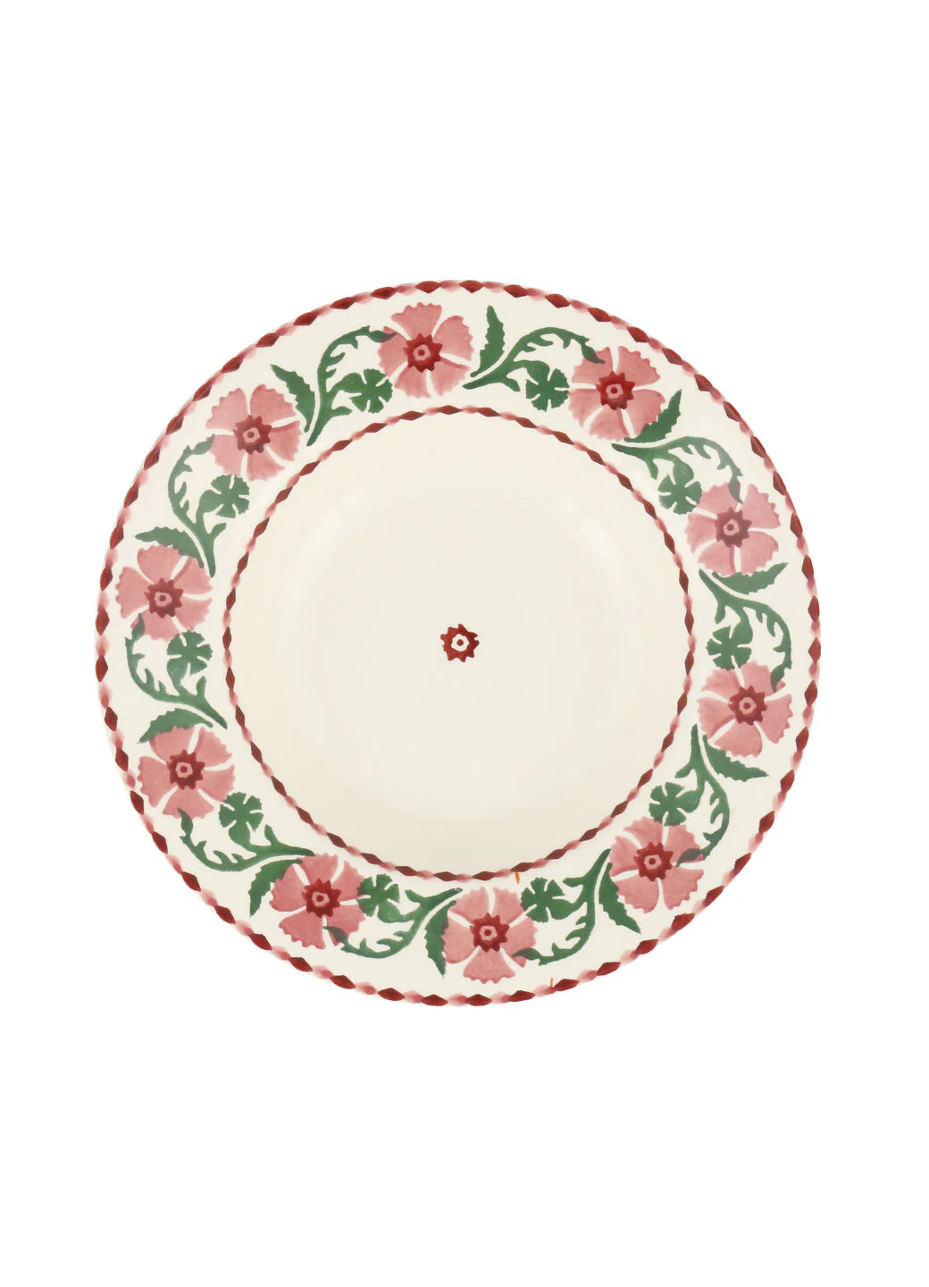 Pink Carnation Soup Plate - Image 3
