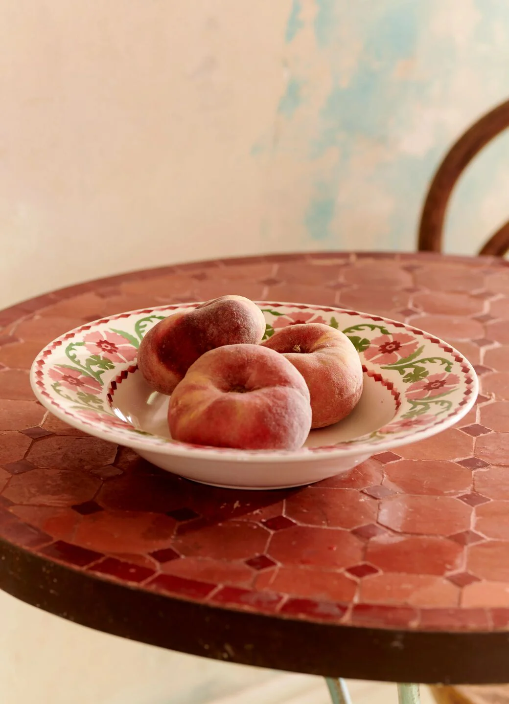 Pink Carnation Soup Plate - Image 4