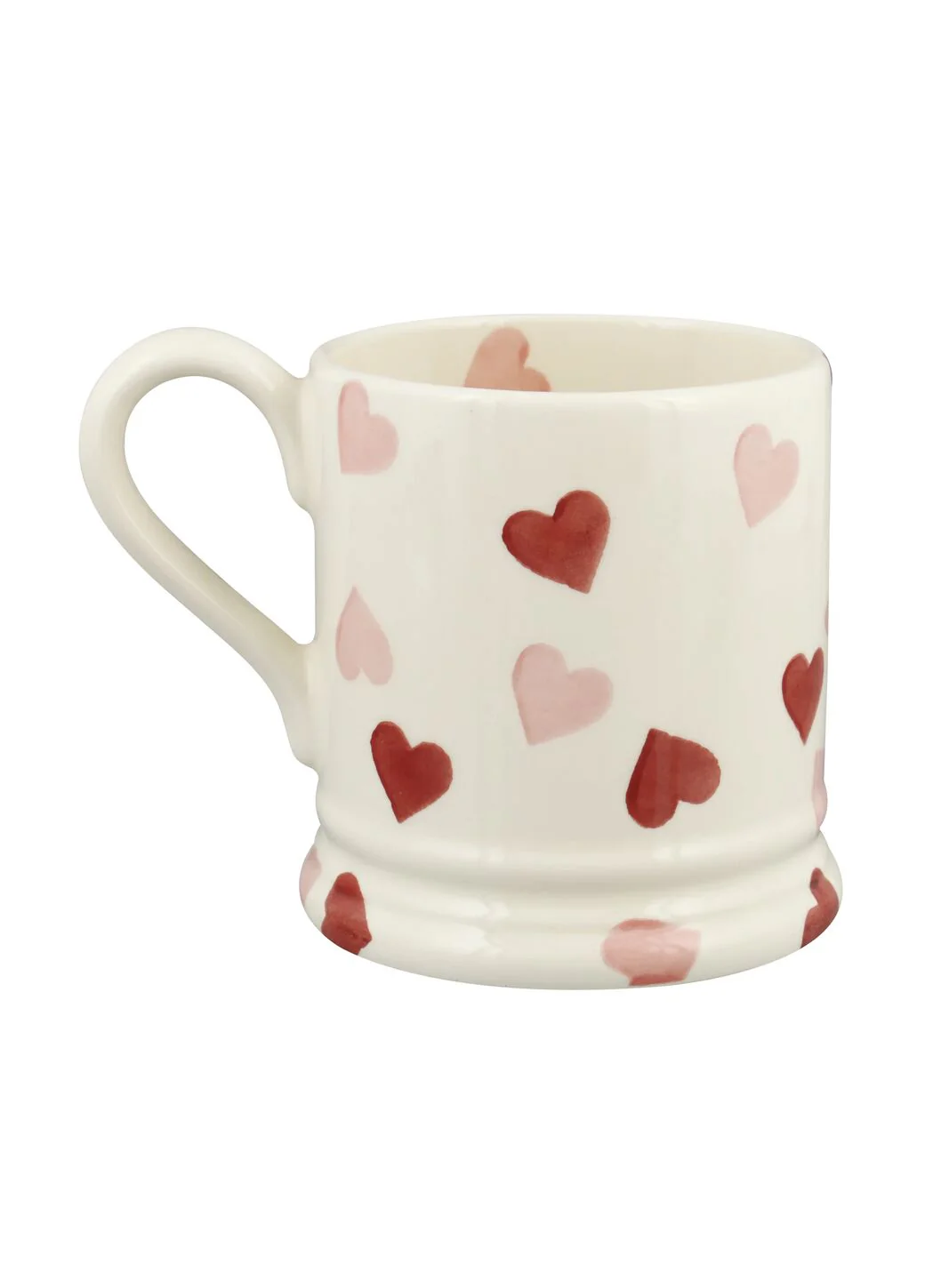 Pink Hearts 1/2 Pint Mug - Image 3