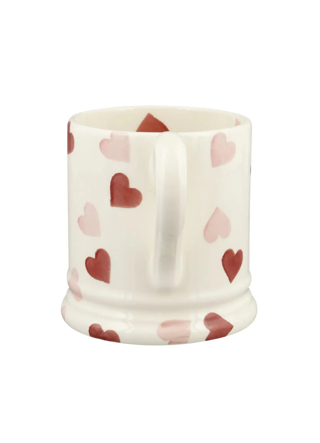 Pink Hearts 1/2 Pint Mug - Image 4