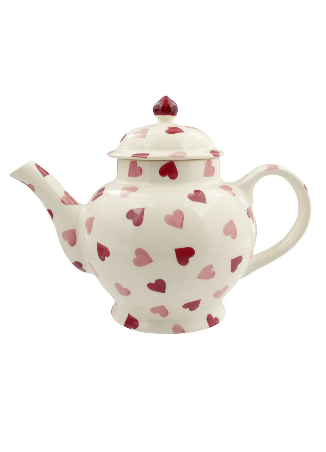 Pink Hearts 4 Mug Teapot - Image 2