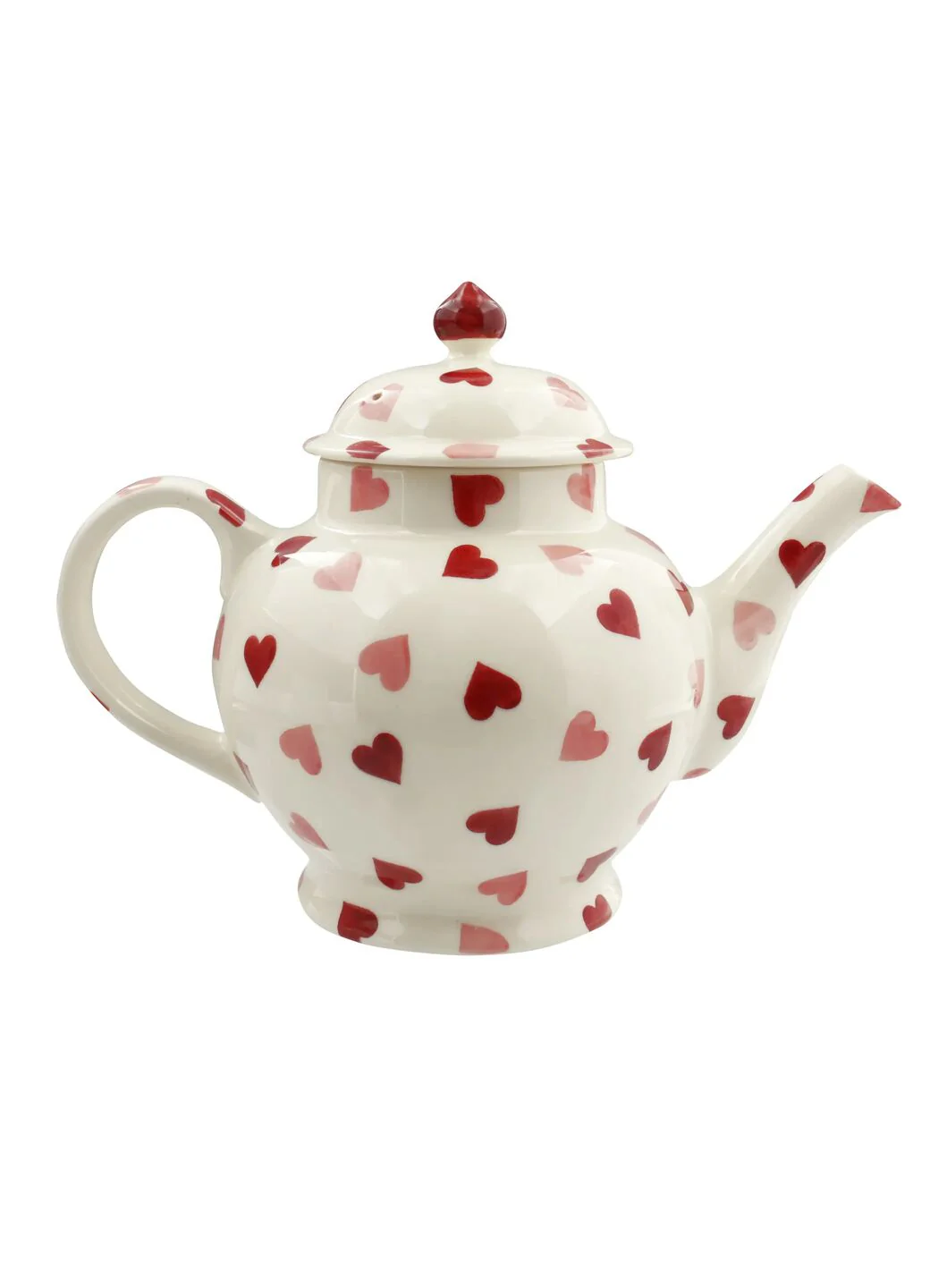 Pink Hearts 4 Mug Teapot - Image 3