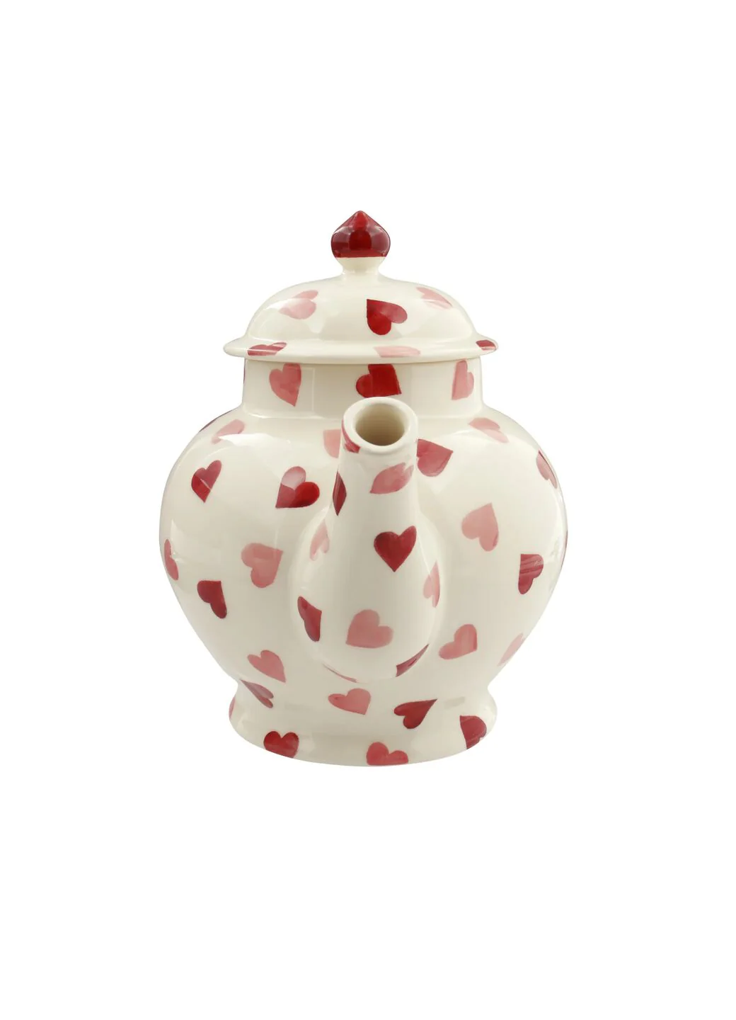 Pink Hearts 4 Mug Teapot - Image 4