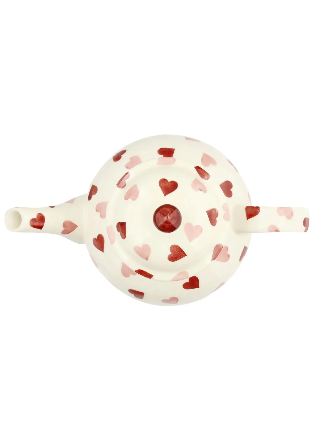 Pink Hearts 4 Mug Teapot - Image 6
