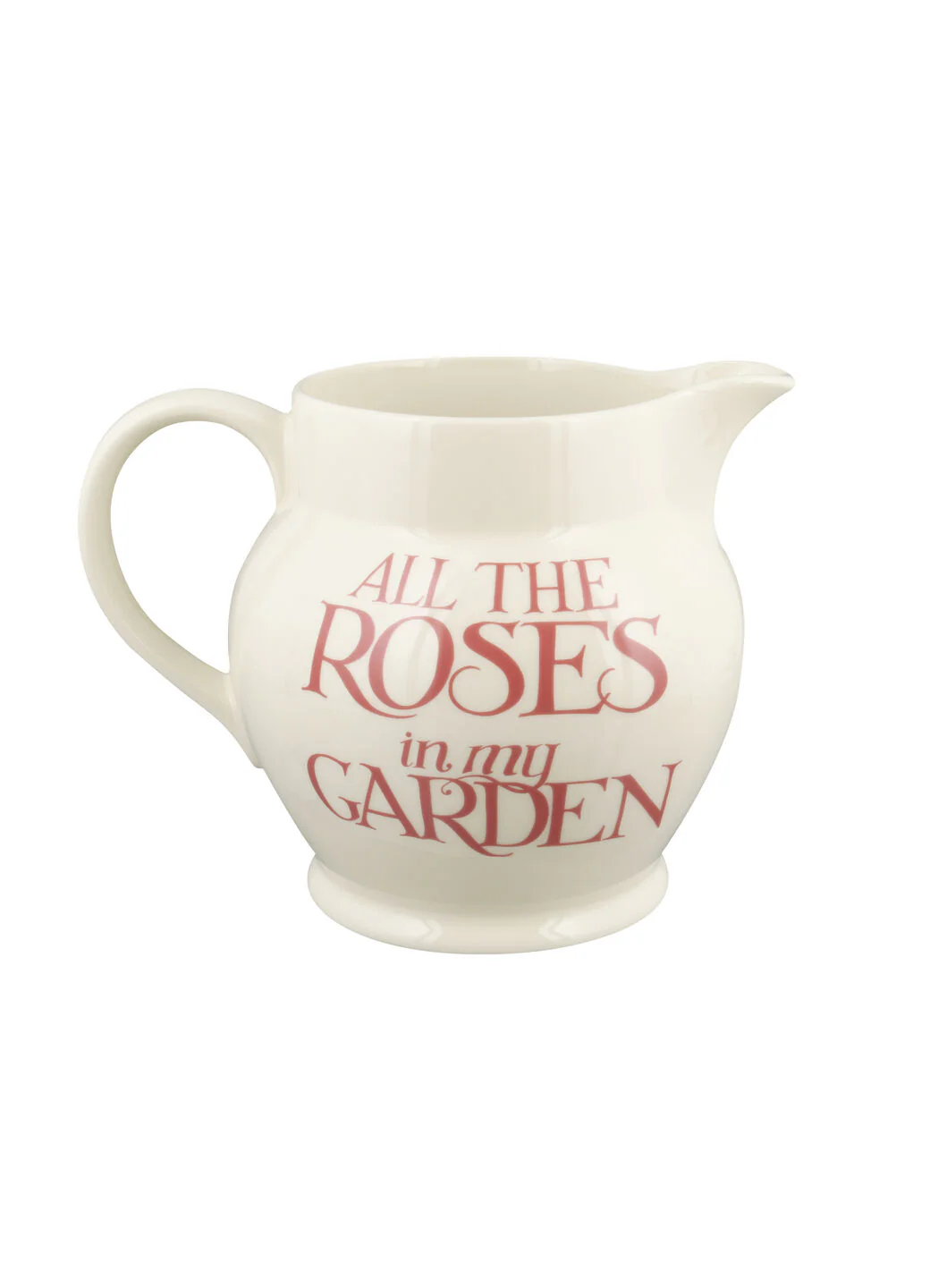 Pink Toast Roses For Love & Friendship 3 Pint Jug - Image 3