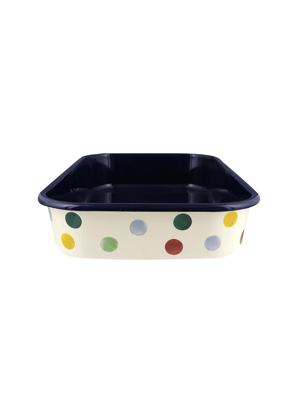 Polka Dot Enamel Roasting Dish 34cm - Image 3