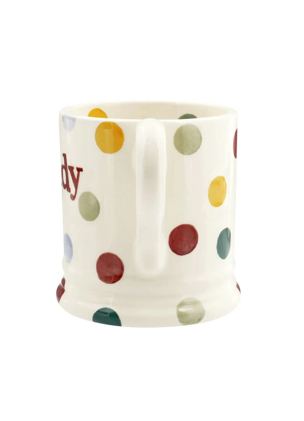 Polka Dot Daddy 1/2 Pint Mug - Image 3