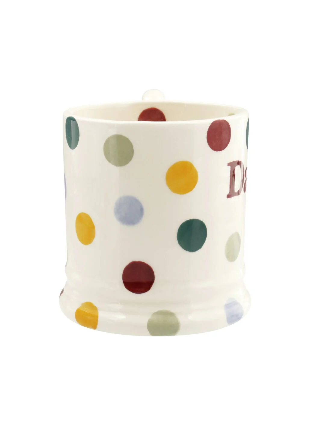Polka Dot Daddy 1/2 Pint Mug - Image 5