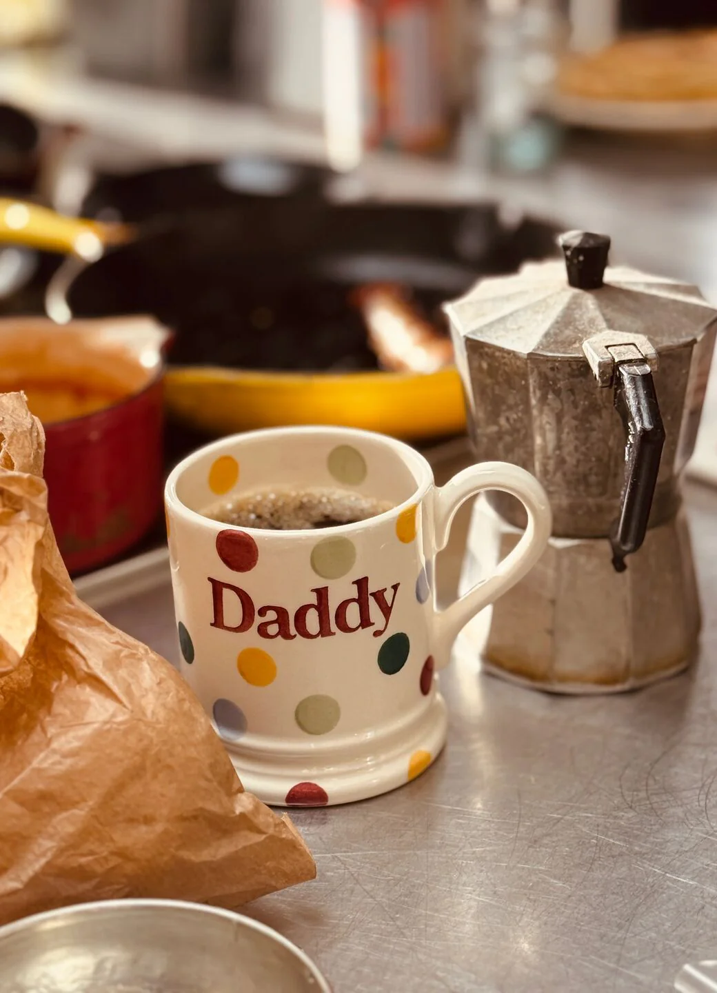 Polka Dot Daddy 1/2 Pint Mug - Image 6