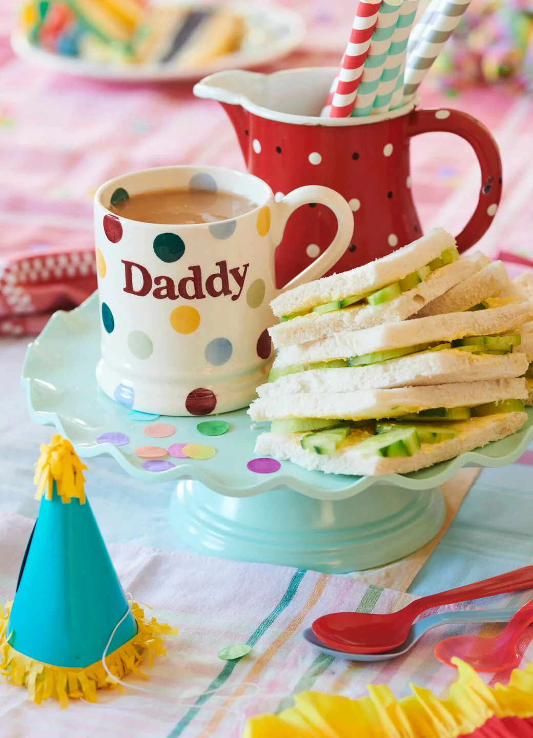 Polka Dot Daddy 1/2 Pint Mug - Image 8