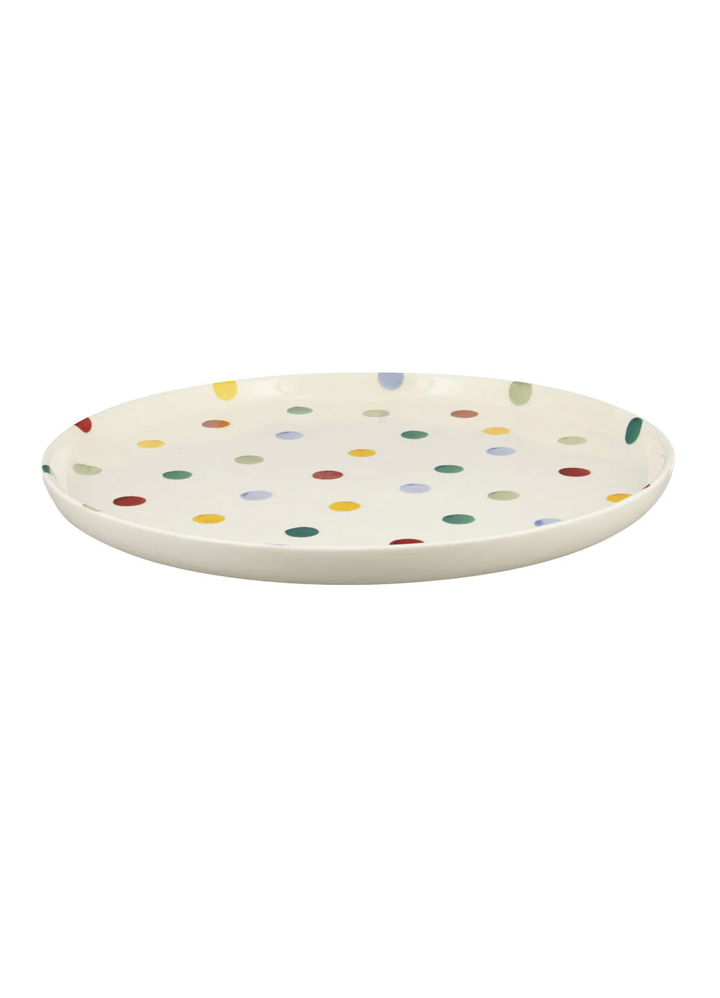 Polka Dot Flat Serving Plate - Image 2