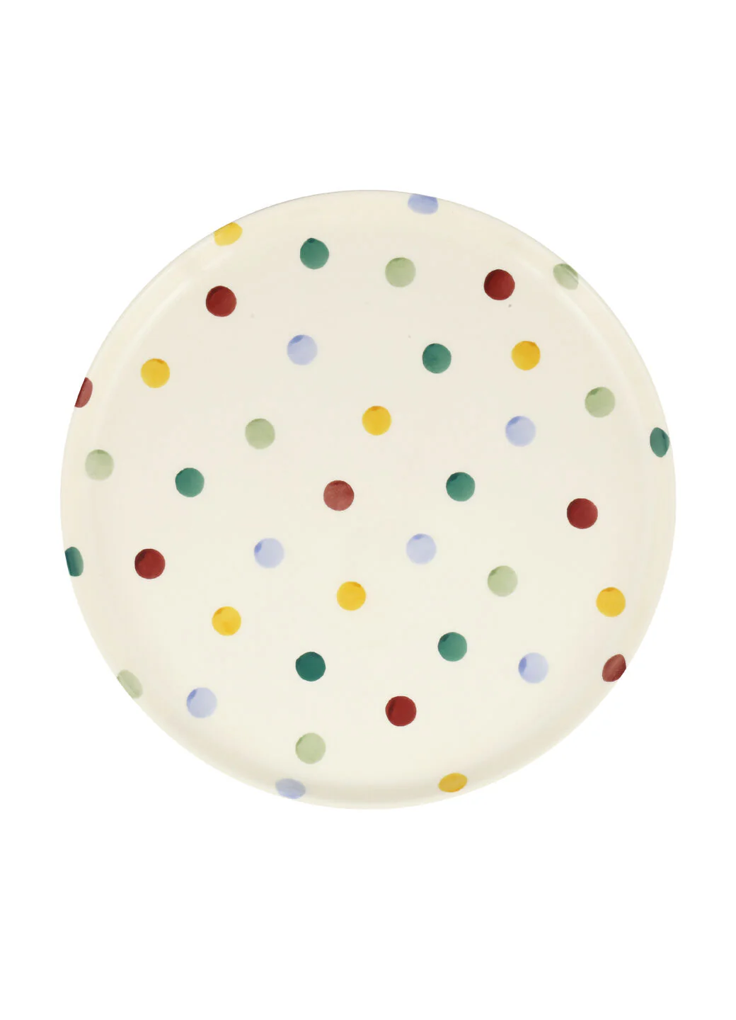 Polka Dot Flat Serving Plate - Image 3