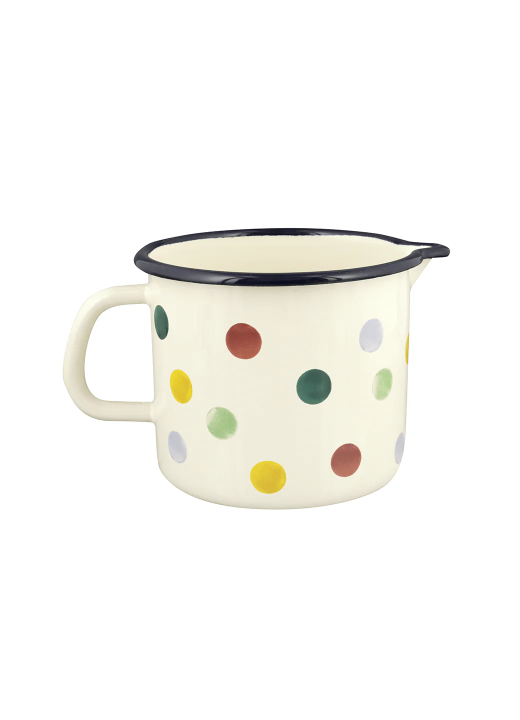 Polka Dot Large Enamel Jug - Image 4