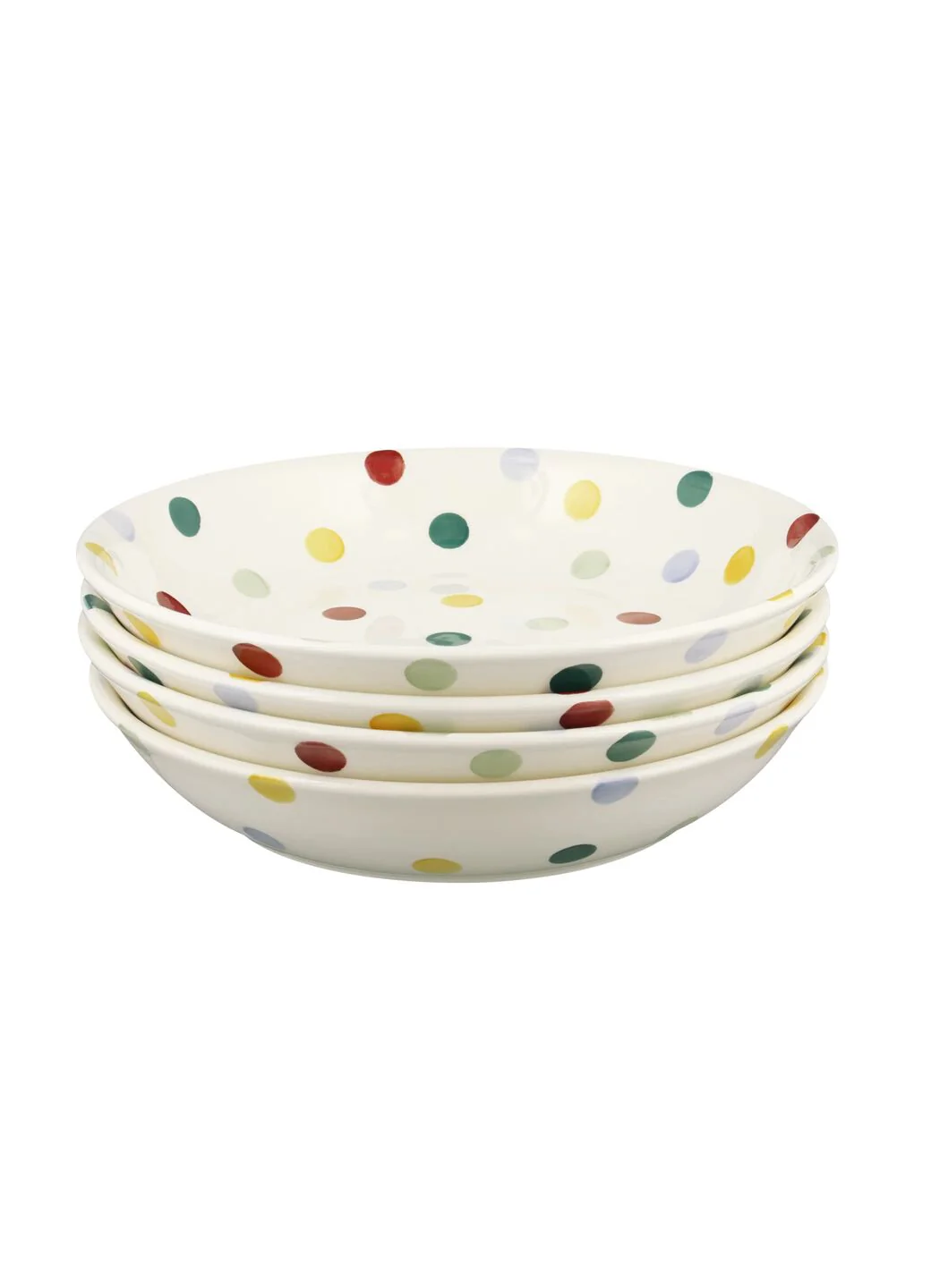 Polka Dot Medium Pasta Bowl  - Set of 4 - Image 2